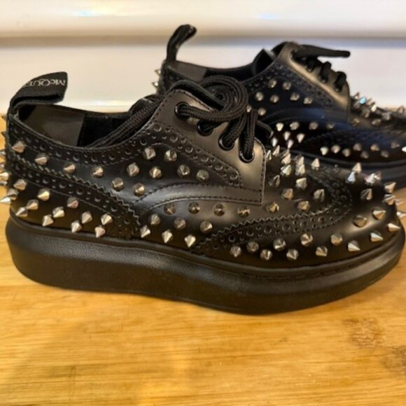 Alexander McQueen Studded Platform Sneaker / Oxford - RARE - Picture 8 of 16